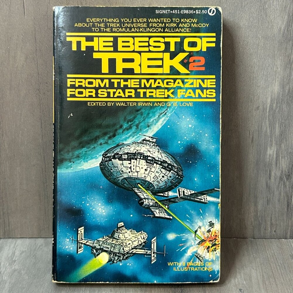 The Best Of Trek 2 From Magazine For Star Trek Fans Paperback Book 1980 Edition